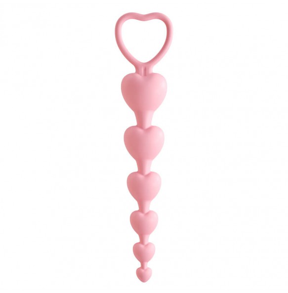 MizzZee - Heart Pull Beads Anal Plug (Beginner)